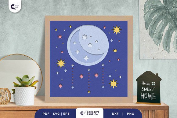 Bohemian Moon 3D SVG Ornament: A Designer’s Review for Real Client Projects