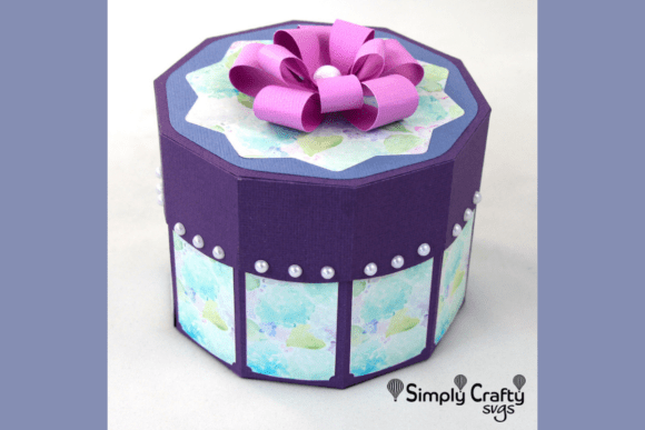 Decagon Gift Box SVG: A 3D SVG for Gift Boxes