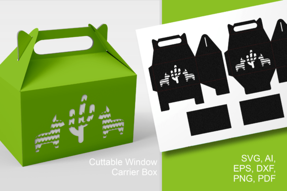 Donkey N Cactus Pinatas Gable Favor Box Review