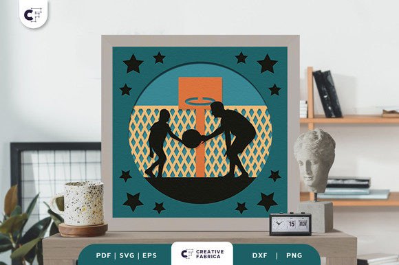 Father S Day 3D SVG: Basketball Paper Cut Review