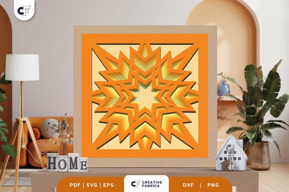 Geometric Shape 3D Light Box Paper Cut Review for Real Embroidery Use