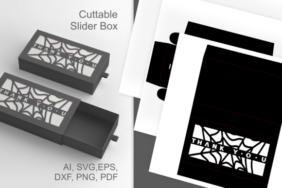 Halloween Thank You Window 3D SVG Box