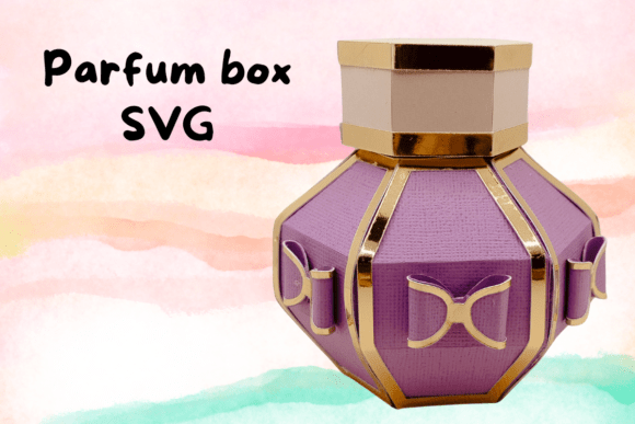 Parfum Box 3D SVG: Elegant Objects for Client Projects