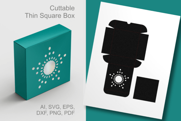 Point Star Window Square Box Template 3D SVG Review