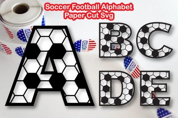Soccer Football Alphabet 3D SVG Shapes Review