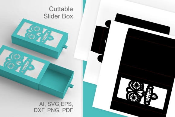 Sugar Skull Face 2: 3D SVG for Halloween Branding