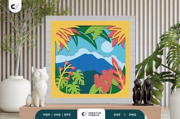 Tropical Jungle 3D Shadow Box Paper Cut: A Designer’s Real-World Review